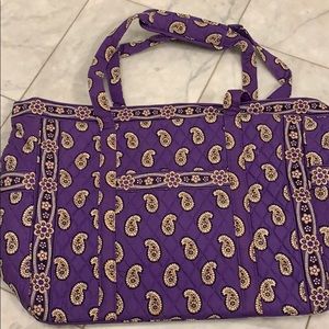 Purple Vera Bradley large bag